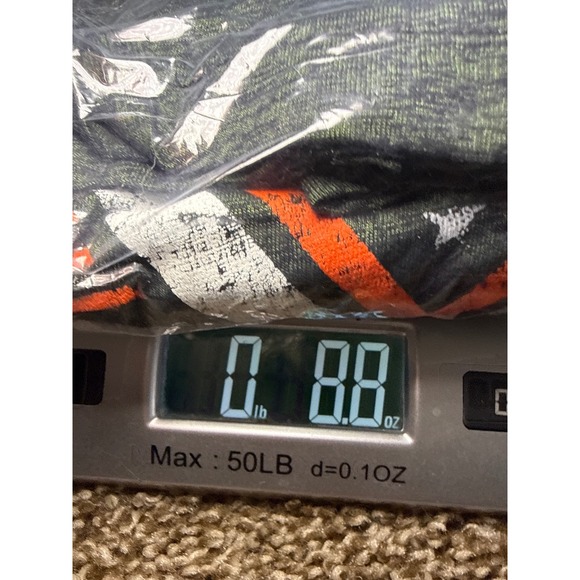 American Fighter Graphic Long Sleeve Shirt Mens Large Y2K Grunge Casual Biker - Picture 8 of 8